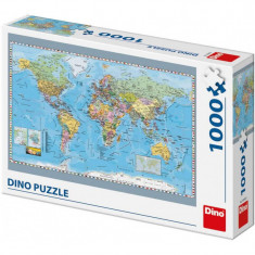 Puzzle - Harta Politica A Lumii (1000 Piese)