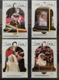 BC943, Saint Lucia 1986, serie printul Andrew, familia regala britanica