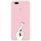 Husa silicon pentru Xiaomi Mi A1, Pink Finger Cross