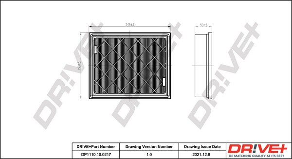 Dr!ve+ DP1110.10.0217 Filtru aer