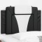 vidaXL Pernă pentru tăblie pat, negru și alb, 80 cm, piele artificială 374765