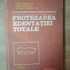 CONCEPTII SI METODE BIOFUNCTIONALE IN PROTEZAREA EDENTATIEI TOTALE de F. PRELIPCEANU , M. NEGUCIOIU , F. DAJBUKAT , 1986