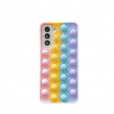 Husa de protectie POP IT compatibila cu Samsung Galaxy S21 , Multicolor