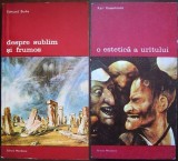 Edmund Burke - Despre sublim si frumos + Karl Rosenkranz - O estetica a uratului