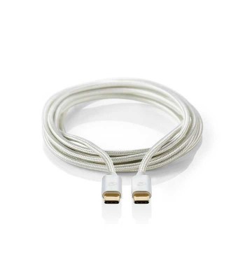 Cablu de alimentare si sincronizare USB type C 2.0 tata-tata 5A 100W foto