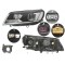 Far VW TOUAREG (7P5), 2014-2018, Stanga, HELLA, bi-xenon; cu functie mascare faruri faza lunga; cu lumina timp de zi, tip LED; D3S+W5W+WY21W; electri