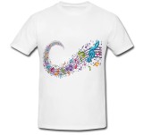 Tricou &quot; Musical notes &quot;