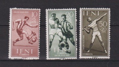 IFNI ( COLONIE SPANIOLA ) 1959 MI.185-187 MNH foto