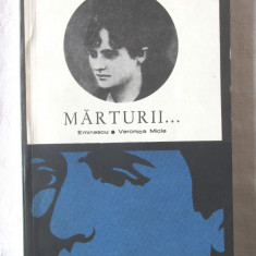 "MARTURII... Eminescu - Veronica Micle", Augustin Z.N. Pop, 1967