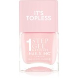 Nails Inc. It&rsquo;s Topless lac de unghii sub forma de gel pentru un efect de lunga durata culoare Dakota 14 ml