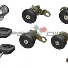 Set yale inchidere Ford Transit (Ve83), 1996-2000, cu chei, cu 2 usi cilindru de blocare, cu cilindru contact pornire Kft Auto