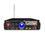 Cumpara ieftin Amplificator Karaoke TeLi BT-339FM, 60W RMS, Bluetooth, Radio FM, USB, SD, 2 Intrari Microfon, Telecomanda