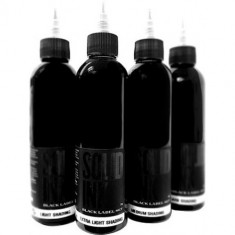 Set 4 tusuri Solid Ink Horitomo Greywash Black Label 30ml foto