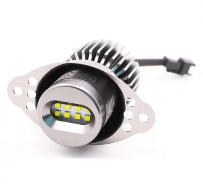 Angel Eyes Bmw Seria 3 E90 2005-2008 Sedan Pre-Facelift 40W (8x5W Led Cree) A.E.3043 TCT-4983 foto