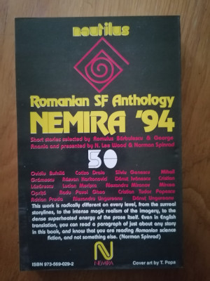 ROM&amp;Acirc;NIAN SF ANTHOLOGY NEMIRA &amp;#039;94. S. F. foto