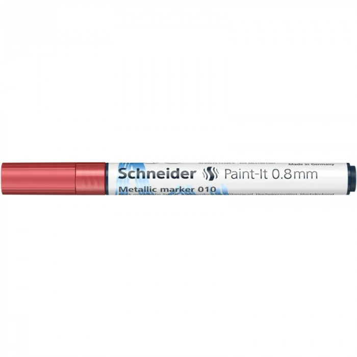 Marker metalic Schneider Paint-It 010 08 mm Rosu Metalizat