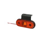 Lampa LED laterala de gabarit galbena 12-24V cu suport Breckner FR-0193