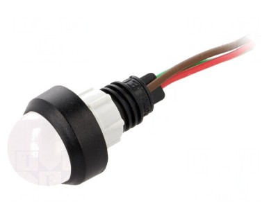 Lampa LED de Control 24V &amp;Oslash;13mm Roșu/Verde foto