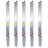 Wilpu HC 13 - Set panze fierastrau pendular tija cu un prag de prindere (T) 100 mm lemn taiere dreapta grosiera 5 bucati