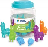 Lame cu litere - Set figurine cu litere mari si mic de tiper, Learning Resources