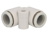 Racord Push-in 90&deg; Polipropilenă 1-10 Bar