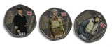 Marea Britanie - UNIFORME ARMY 1940 3x50p - 3xMedalie/Moneda Comemorativa, Australia si Oceania, Cupru-Nichel