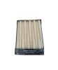 Lumanari Conice Gala Albe, Set 50 Bucati, 25 cm, Ardere 7h, Lumanari Decorative Casa, Nunta, Evenimente