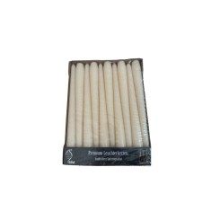 Lumanare Conica Gala Alb, set 50 buc, 25 cm,Timp Ardere 7 ore, Culoare Alb