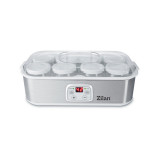 Aparat pentru facut iaurt Zilan ZLN6104 Gri, afisaj LED, timer, termostat reglabil