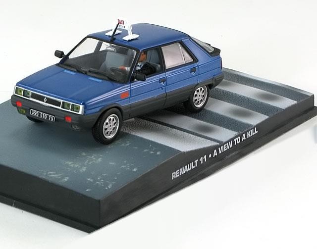 Macheta Renault 11 PH1 FL Taxi Paris James Bond 007 - Altaya 1/43