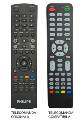 Telecomanda compatibila pentru televizor Philips LCD foto