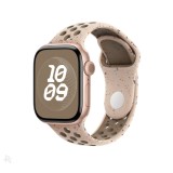Curea sport cu orificii, THD, compatibila Apple Watch 42 mm seria 10, Apple Watch SE 40 mm, galben desert