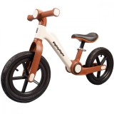 Bicicleta fara pedale, Action One Condor, roti gonflabile cauciuc, 12 inch, Maro