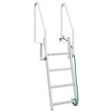 Scară de doc Altele Manual Argintiu 58 x 77 x 166 cm Aluminiu