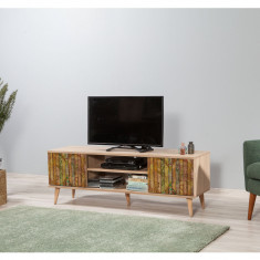 COMODA TV Truva - TV Stand 16, Stejar Sonoma, 50x40x140 cm