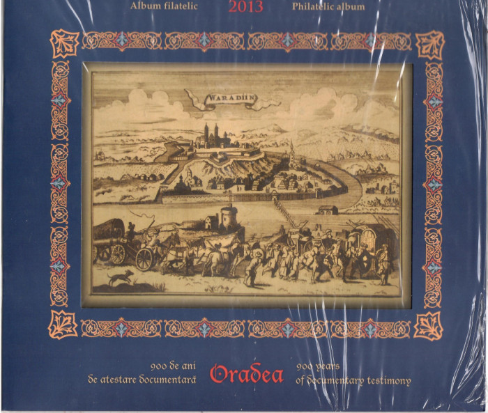 Album filatelic, Oradea, 900 ani de atestare documentara, 2013, Romania, nest.