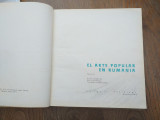 Cumpara ieftin BORIS ZDERCIUC--ARTA POPULARA IN ROMANIA - 1964 / editata in spaniola