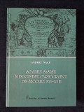 Scaunele sasesti in documente cartografice din sec. XVI-XVIII &ndash; Andrei Nacu