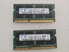 Kit memorie laptop Samsung DDR3,8GB (2 x 4GB), 1333 GHz, CL9, 1.5V - M471B5273CH0-CH9