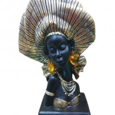 Statueta Decorativa, Africana, Auriu, 26 cm, 222318GE