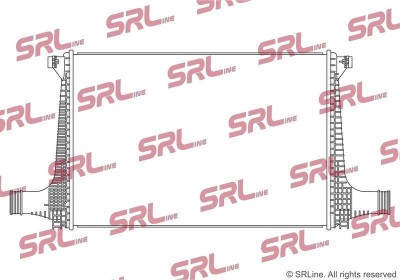 Intercooler Audi Q7 15-, Q8 18-; Vw Touareg 18-, motor: 3.0 d, Mhev, 678x474x32, SRLine, Aluminiu/ Plastic brazat, 4M0145805J; 4M0145805L foto