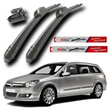 Cumpara ieftin Stergatoare Parbriz Opel Astra H Caravan (2004-2010) TeamCar&reg; Flat, Set Fata - Calitate Oem, Montare Usoara, Silentioase