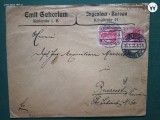 Regalitate Romania ,plic corespondenta circulat,corepondenta financiar -comerciala avocat