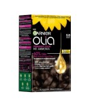 Vopsea de par permanenta fara amoniac 5.0 Brown Olia, 174ml, Garnier