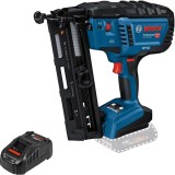 Bosch GNH 18V-64-2 + GAL 1880 CV - Pistol de batut cuie fara acumulatori Li-Ion 18 V - Ah cuie pentru lemn + Incarcator acumulatori
