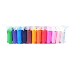 Set Plastilina Clay inteligenta, 12 Pungi, multicolor, + 3 ani