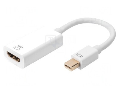 Adaptor DisplayPort la HDMI Alb 0,2m foto