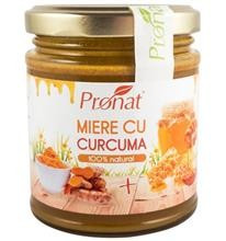 Miere cu Curcuma 220gr Pronat Cod: PRN6361 foto