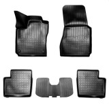Covorase Tavita Interior Smart Forfour (2014-2020) Norplast, Negre, Cauciuc, Tip Presuri Auto
