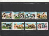 ROMANIA 1990 LP 1239 EXPOZITIA MONDIALA CANINA BRNO&#039;90 SERIE MNH NESTAMPILATA, Nestampilat